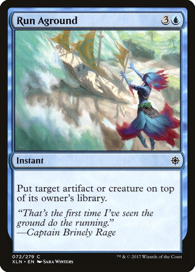 Image for Run Aground (72) [Ixalan] - Magic: The Gathering