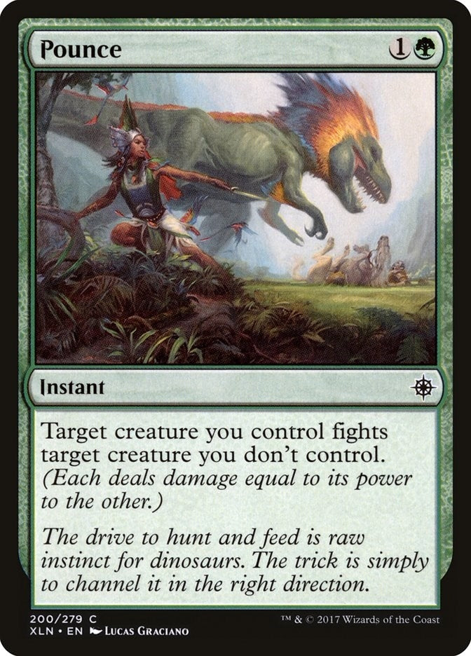 Image for Pounce (200) [Ixalan] - Magic: The Gathering