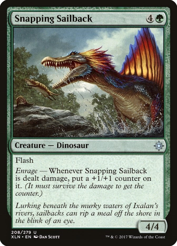 Image for Snapping Sailback (208) [Ixalan] - Magic: The Gathering