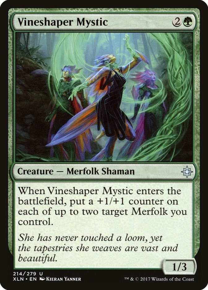 Image for Vineshaper Mystic (214) [Ixalan] - Magic: The Gathering