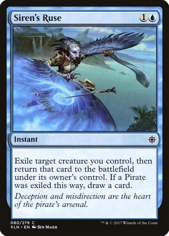 Image for Siren's Ruse (80) [Ixalan] - Magic: The Gathering