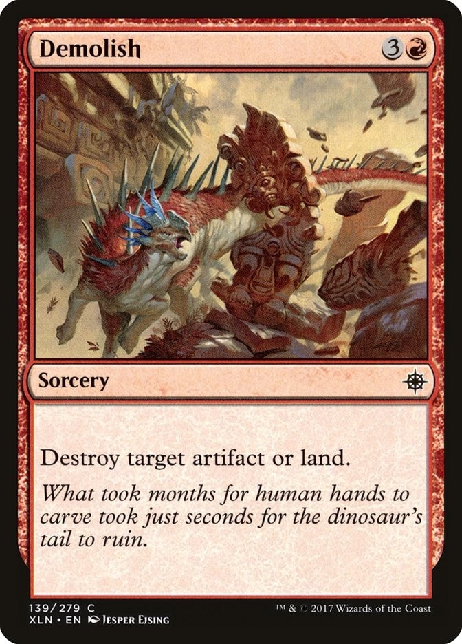 Image for Demolish (139) [Ixalan] - Magic: The Gathering