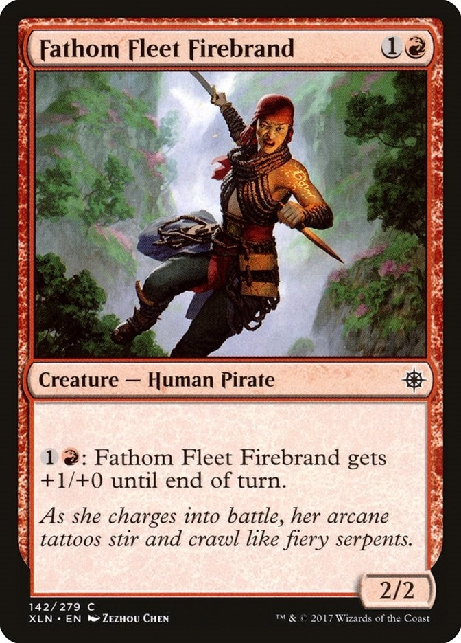 Image for Fathom Fleet Firebrand (142) [Ixalan] - Magic: The Gathering