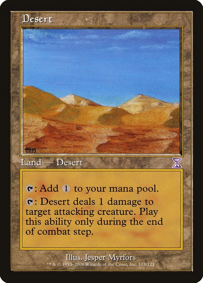Image for Desert (118) [Timeshifted] - Magic: The Gathering