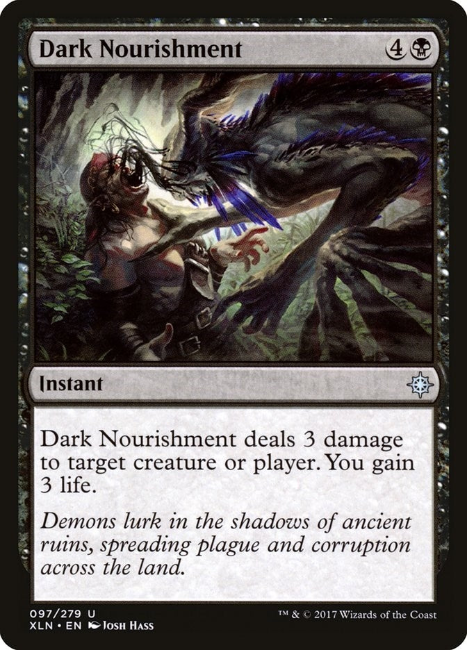 Image for Dark Nourishment (97) [Ixalan] - Magic: The Gathering
