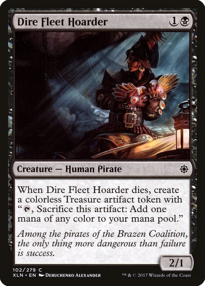 Image for Dire Fleet Hoarder (102) [Ixalan] - Magic: The Gathering