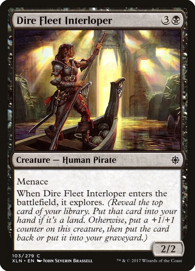 Image for Dire Fleet Interloper (103) [Ixalan] - Magic: The Gathering