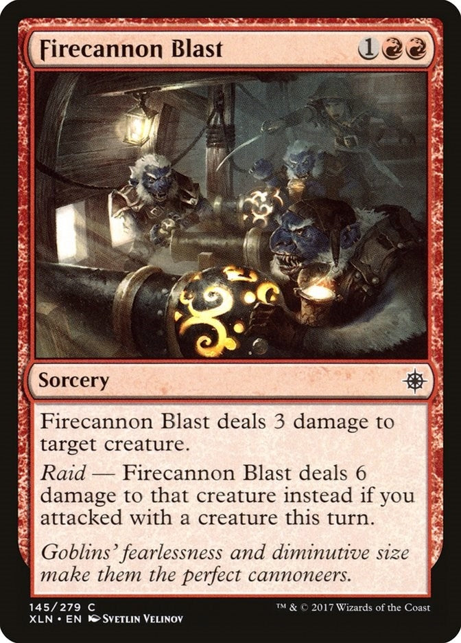 Image for Firecannon Blast (145) [Ixalan] - Magic: The Gathering