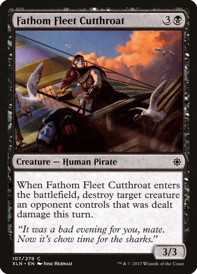 Image for Fathom Fleet Cutthroat (107) [Ixalan] - Magic: The Gathering