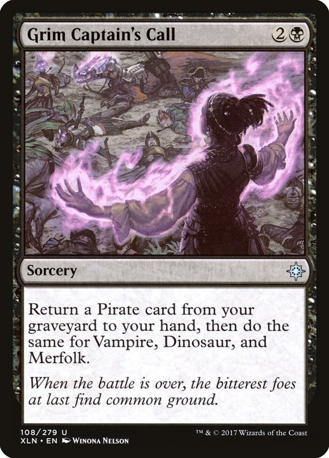 Image for Grim Captain's Call (108) [Ixalan] - Magic: The Gathering