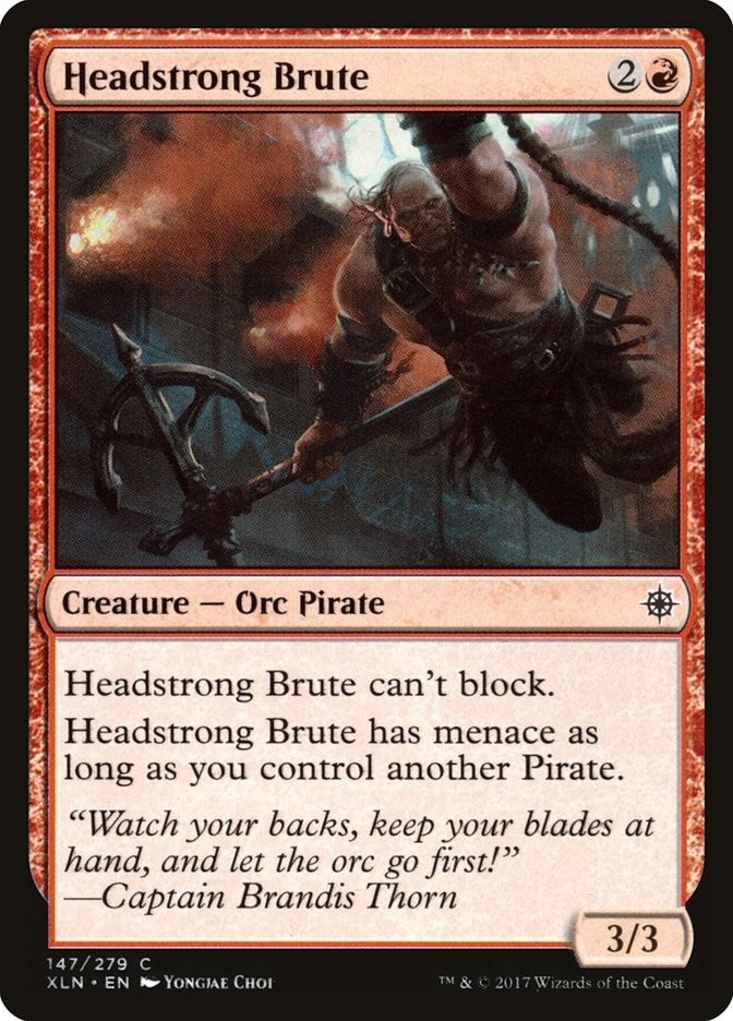 Image for Headstrong Brute (147) [Ixalan] - Magic: The Gathering