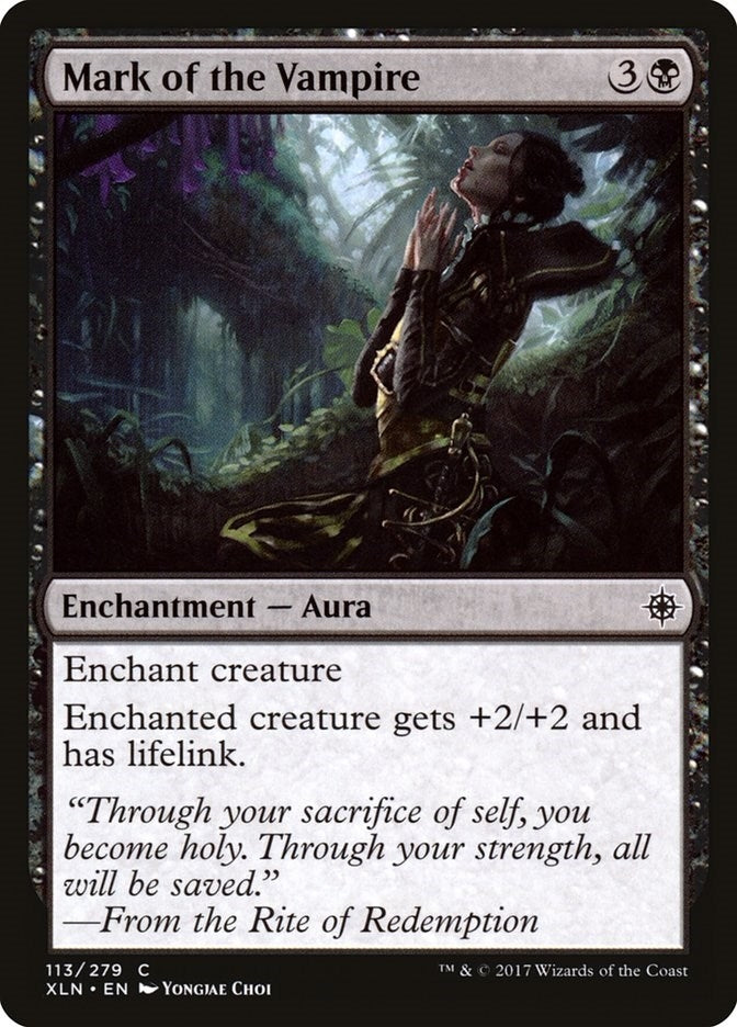 Image for Mark of the Vampire (113) [Ixalan] - Magic: The Gathering