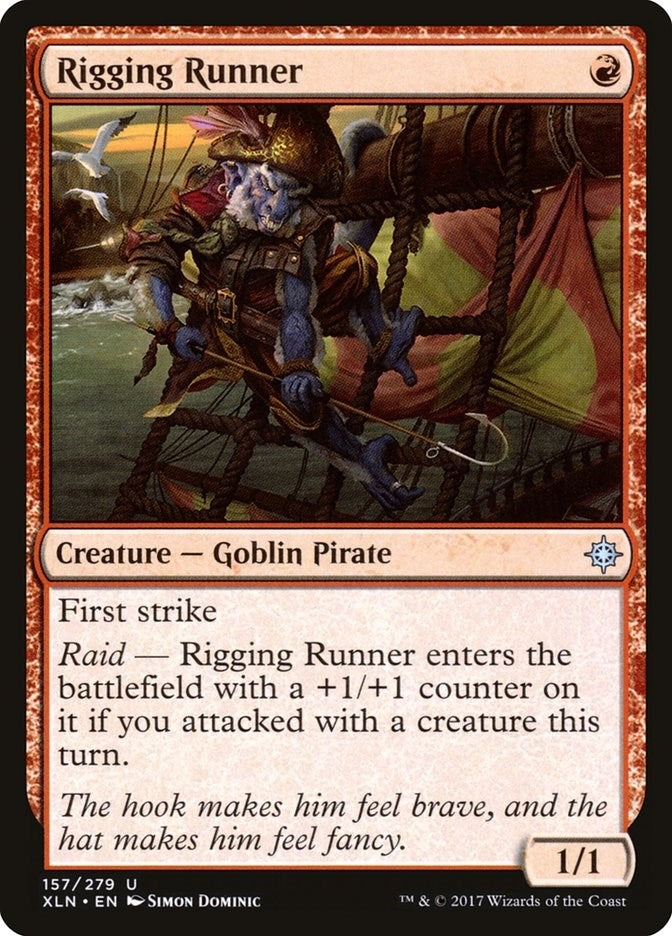 Image for Rigging Runner (157) [Ixalan] - Magic: The Gathering