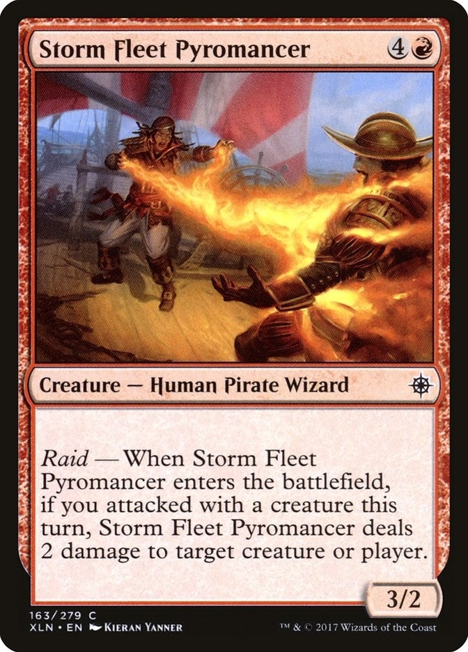 Image for Storm Fleet Pyromancer (163) [Ixalan] - Magic: The Gathering