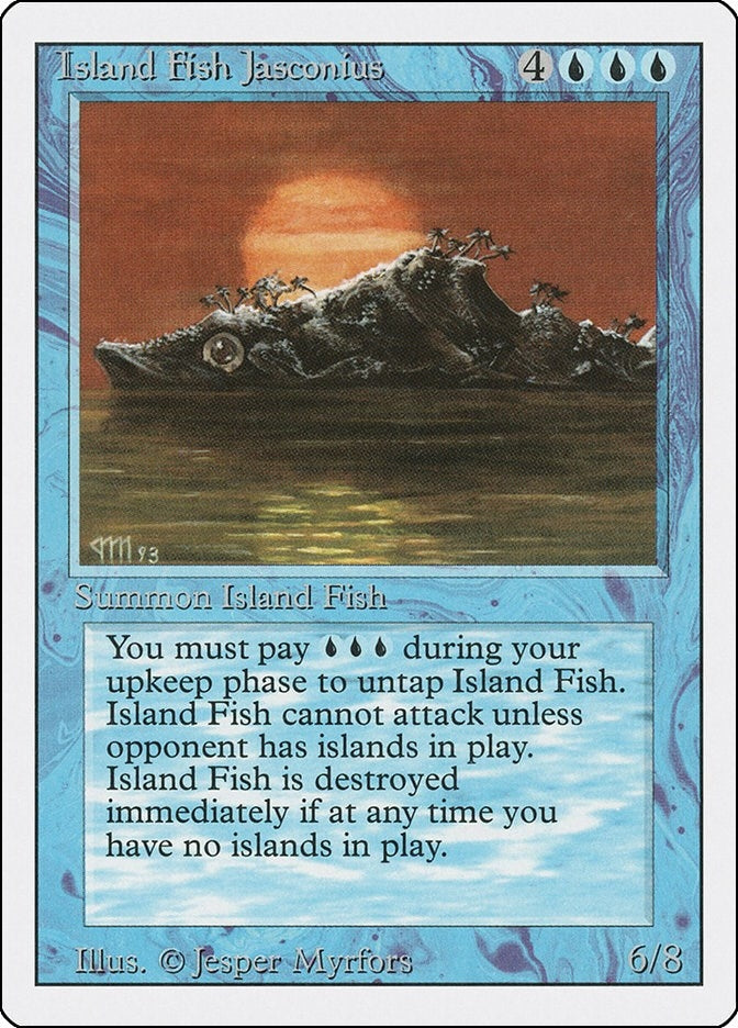Image for Island Fish Jasconius [Revised Edition] - Magic: The Gathering