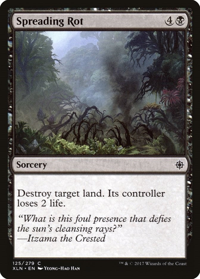 Image for Spreading Rot (125) [Ixalan] - Magic: The Gathering