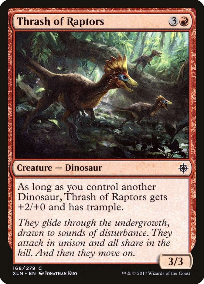 Image for Thrash of Raptors (168) [Ixalan] - Magic: The Gathering