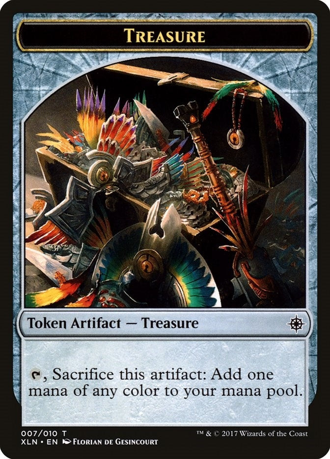 Image for Treasure Token (007) (7) [Ixalan] - Magic: The Gathering
