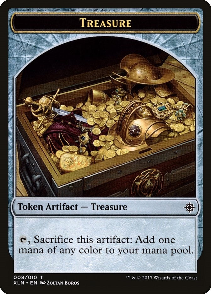 Image for Treasure Token (008) (8) [Ixalan] - Magic: The Gathering
