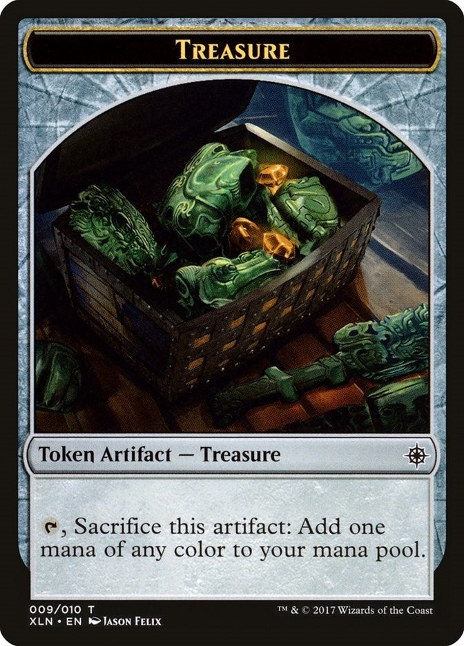 Image for Treasure Token (009) (9) [Ixalan] - Magic: The Gathering