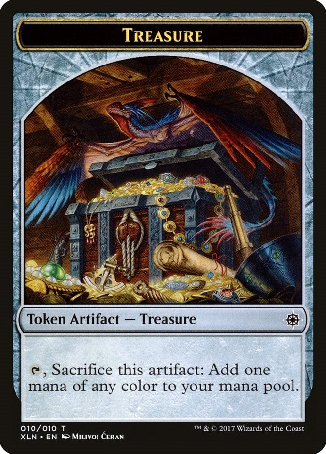 Image for Treasure Token (010) (10) [Ixalan] - Magic: The Gathering
