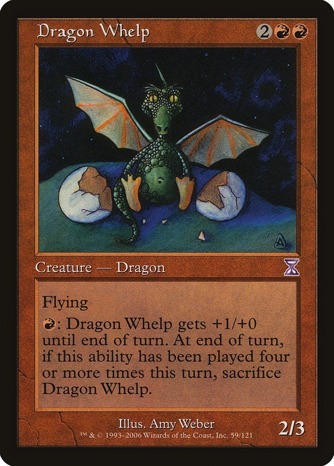 Image for Dragon Whelp (59) [Timeshifted] - Magic: The Gathering