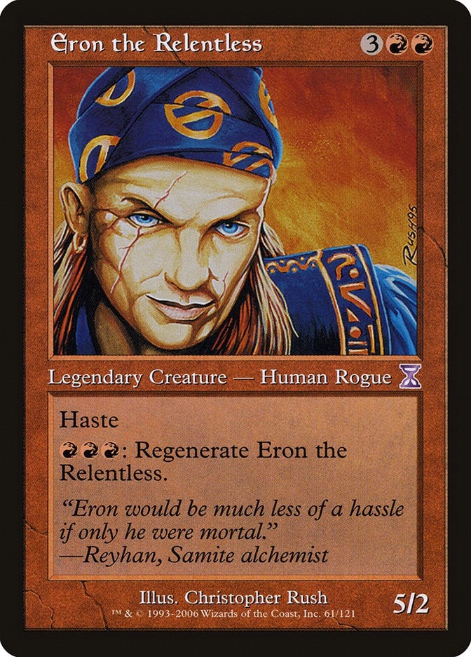 Image for Eron the Relentless (61) [Timeshifted] - Magic: The Gathering