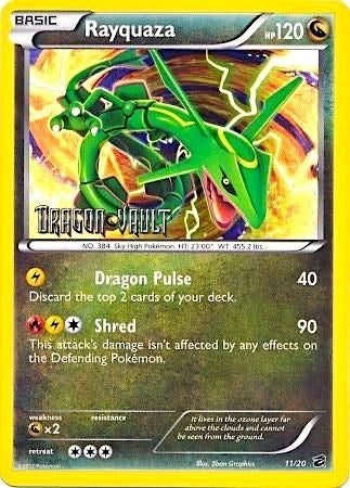 Image for Rayquaza - 11/20 (Dragon Vault) (011/020) [Blister Exclusives] - Pokemon