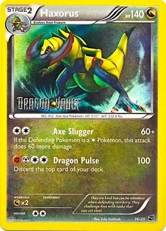 Image for Haxorus - 16/20 (Dragon Vault) (016/020) [Blister Exclusives] - Pokemon