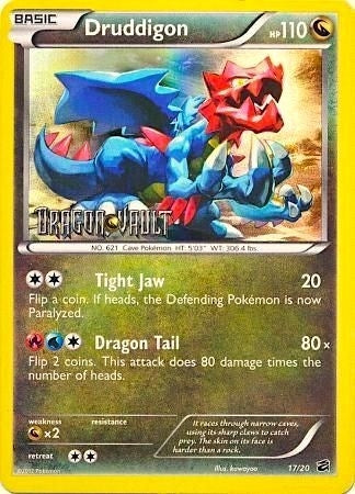 Image for Druddigon - 17/20 (Dragon Vault) (017/020) [Blister Exclusives] - Pokemon