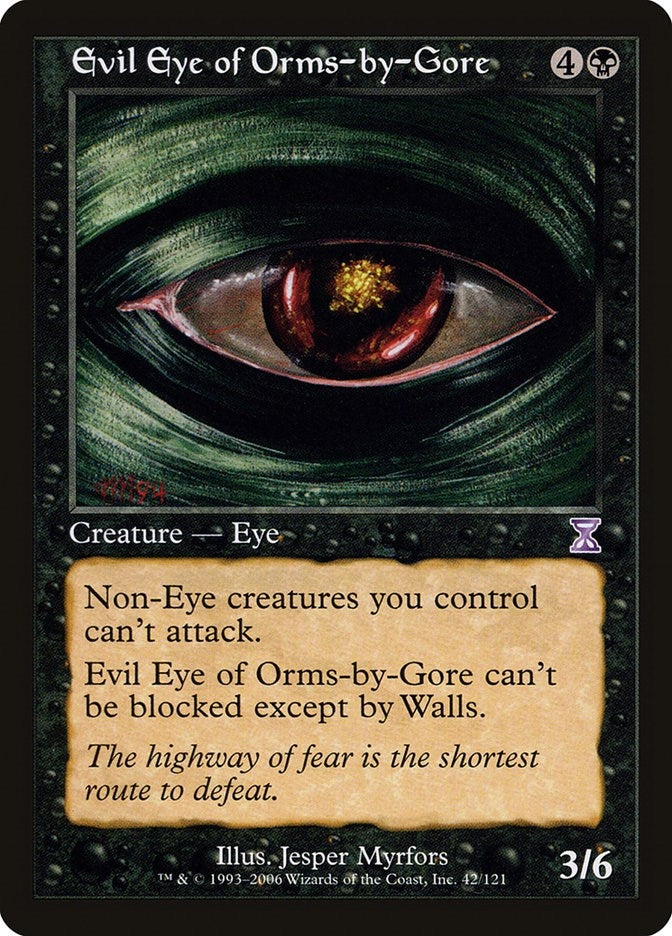 Image for Evil Eye of Orms-by-Gore (42) [Timeshifted] - Magic: The Gathering