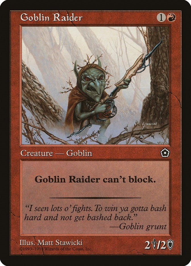Image for Goblin Raider [Portal Second Age] - Magic: The Gathering