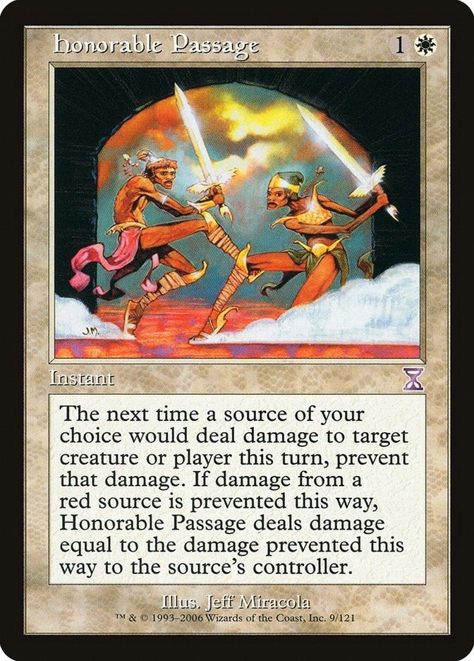 Image for Honorable Passage (9) [Timeshifted] - Magic: The Gathering