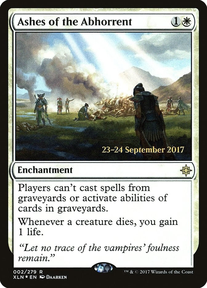 Image for Ashes of the Abhorrent (2) [Prerelease Cards] - Magic: The Gathering