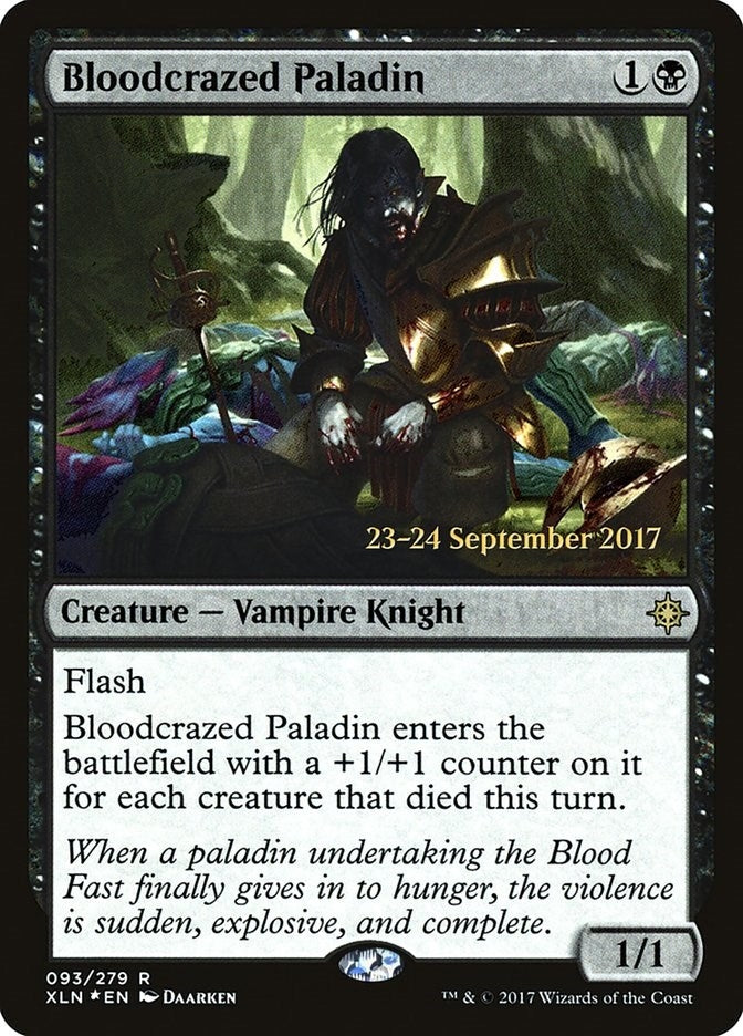 Image for Bloodcrazed Paladin (93) [Prerelease Cards] - Magic: The Gathering