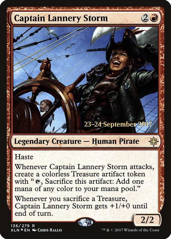 Image for Captain Lannery Storm (136) [Prerelease Cards] - Magic: The Gathering