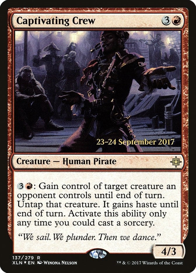 Image for Captivating Crew (137) [Prerelease Cards] - Magic: The Gathering