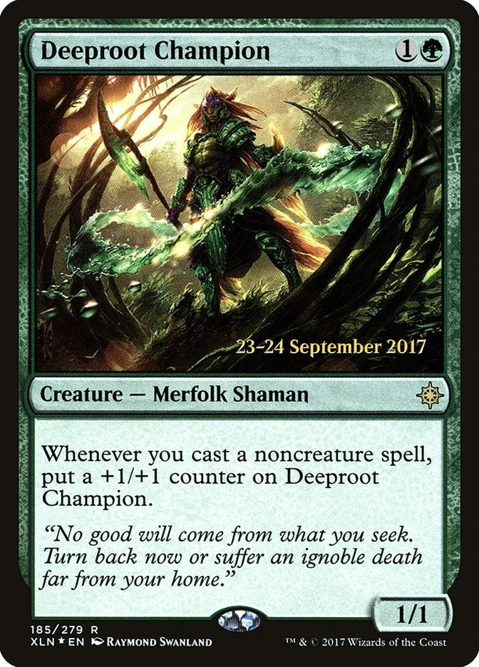 Image for Deeproot Champion (185) [Prerelease Cards] - Magic: The Gathering