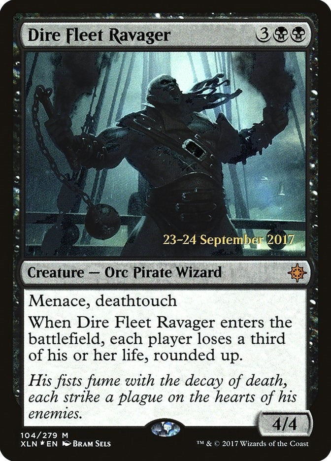 Image for Dire Fleet Ravager (104) [Prerelease Cards] - Magic: The Gathering