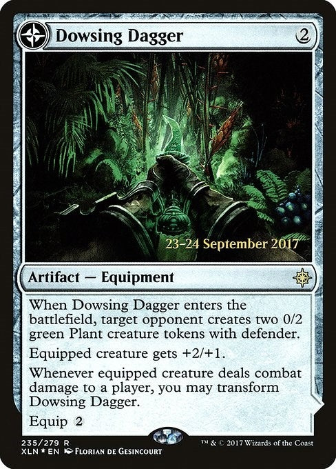 Image for Dowsing Dagger (235) [Prerelease Cards] - Magic: The Gathering