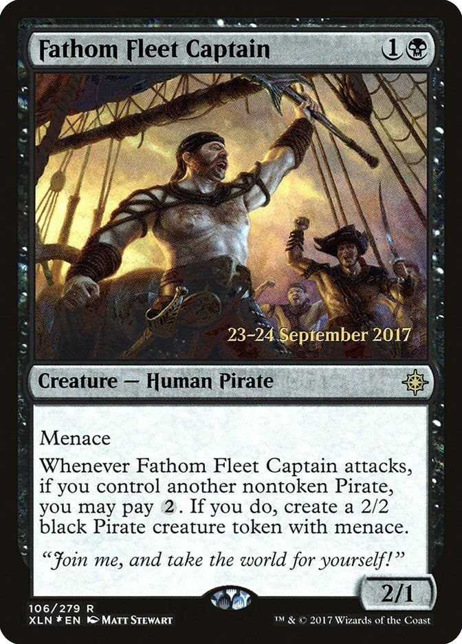 Image for Fathom Fleet Captain (106) [Prerelease Cards] - Magic: The Gathering