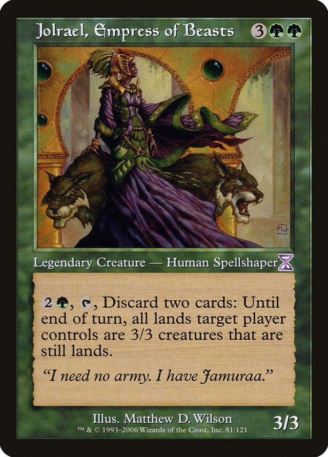 Image for Jolrael, Empress of Beasts (81) [Timeshifted] - Magic: The Gathering