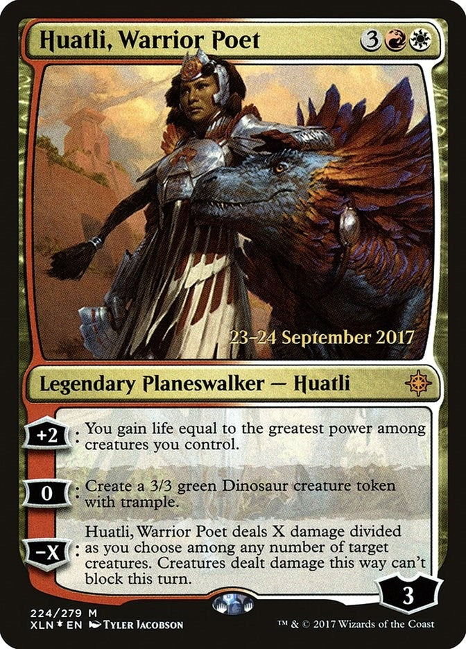 Image for Huatli, Warrior Poet (224) [Prerelease Cards] - Magic: The Gathering