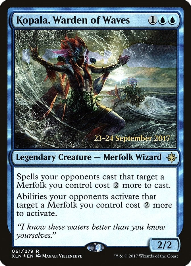 Image for Kopala, Warden of Waves (61) [Prerelease Cards] - Magic: The Gathering