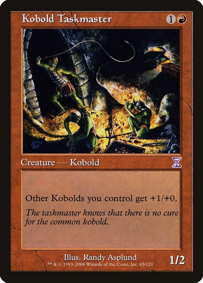 Image for Kobold Taskmaster (65) [Timeshifted] - Magic: The Gathering