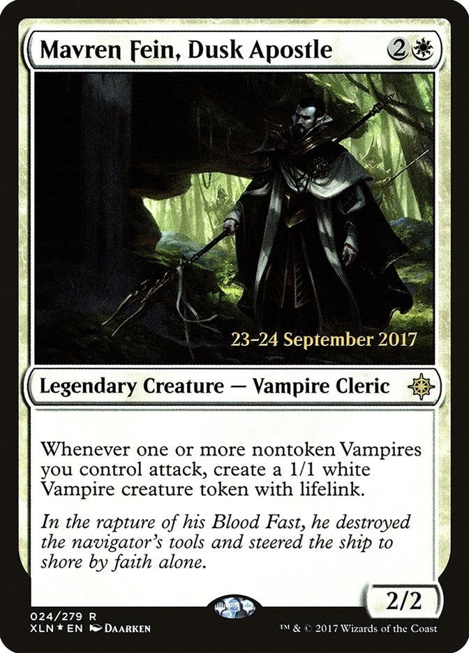 Image for Mavren Fein, Dusk Apostle (24) [Prerelease Cards] - Magic: The Gathering