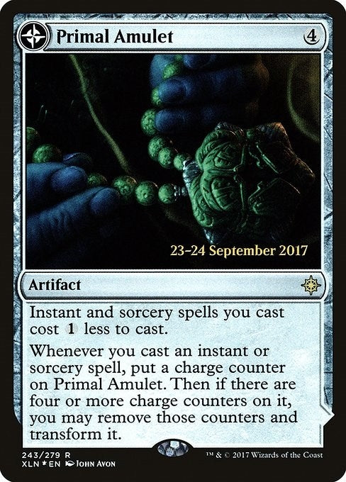 Image for Primal Amulet (243) [Prerelease Cards] - Magic: The Gathering