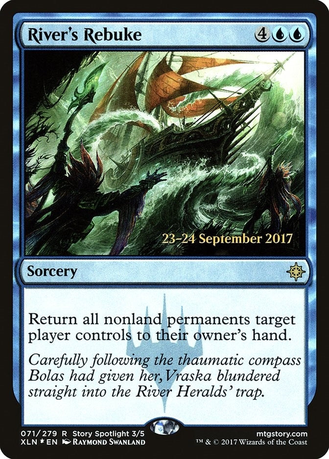 Image for River's Rebuke (71) [Prerelease Cards] - Magic: The Gathering