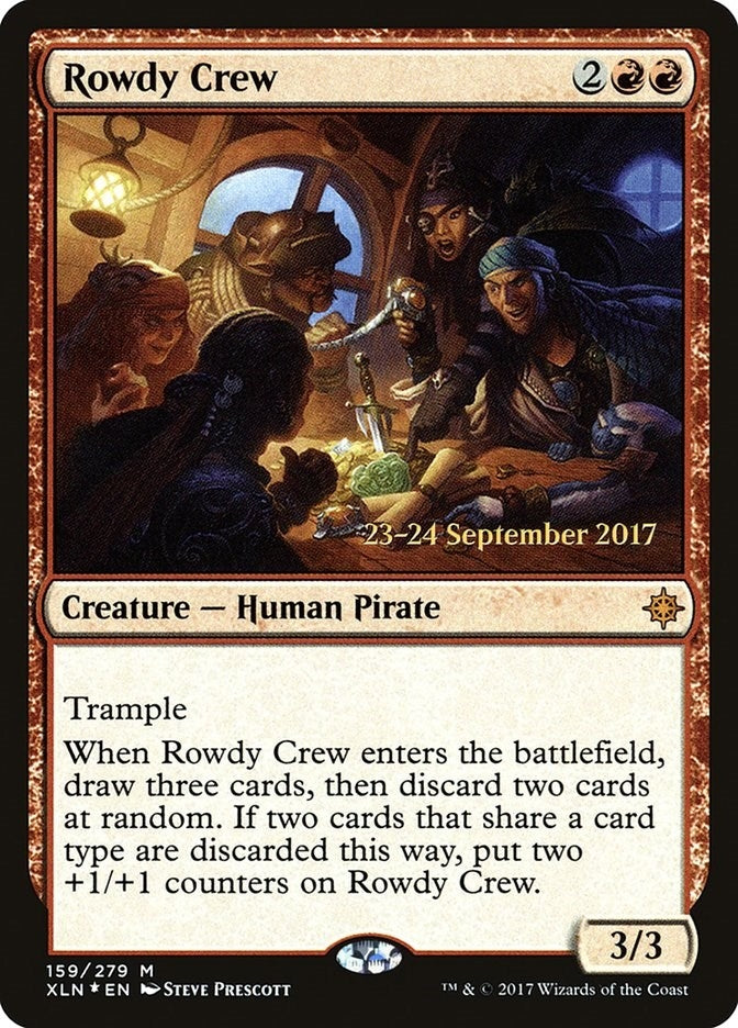 Image for Rowdy Crew (159) [Prerelease Cards] - Magic: The Gathering