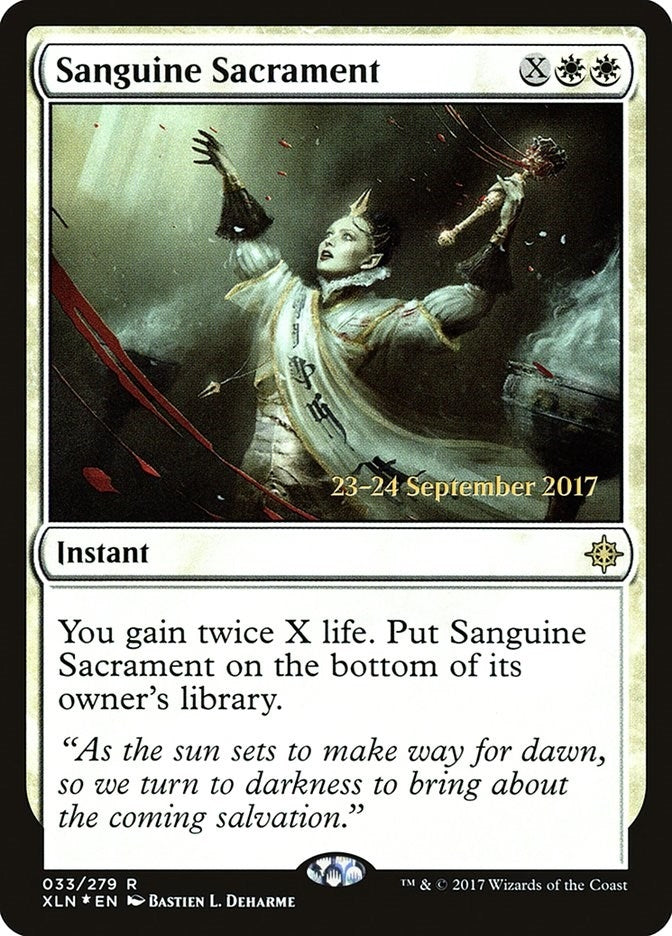Image for Sanguine Sacrament (33) [Prerelease Cards] - Magic: The Gathering